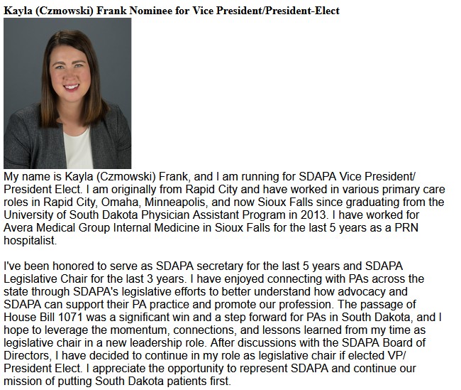 Vice President/President-Elect: