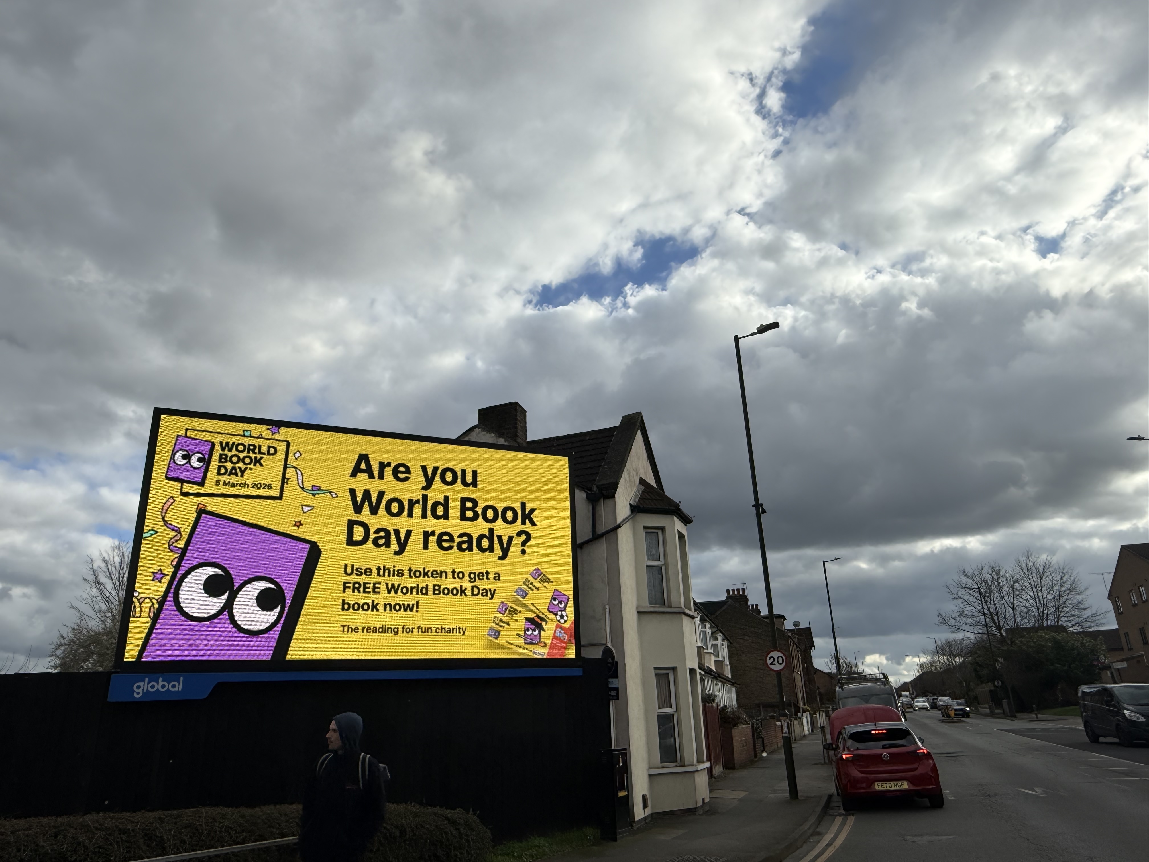 World Book Day billboard