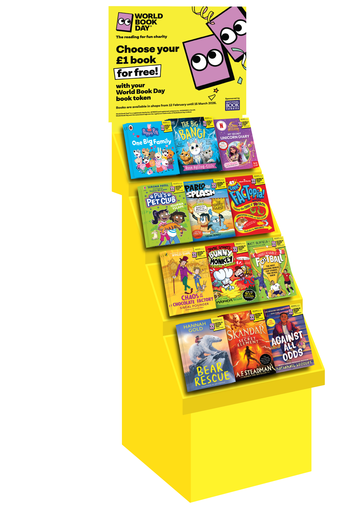 World Book Day book display