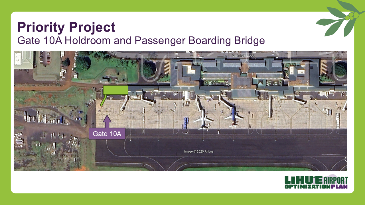 Priority Project: Gate 10A Holdroom and Passenger Boarding Bridge