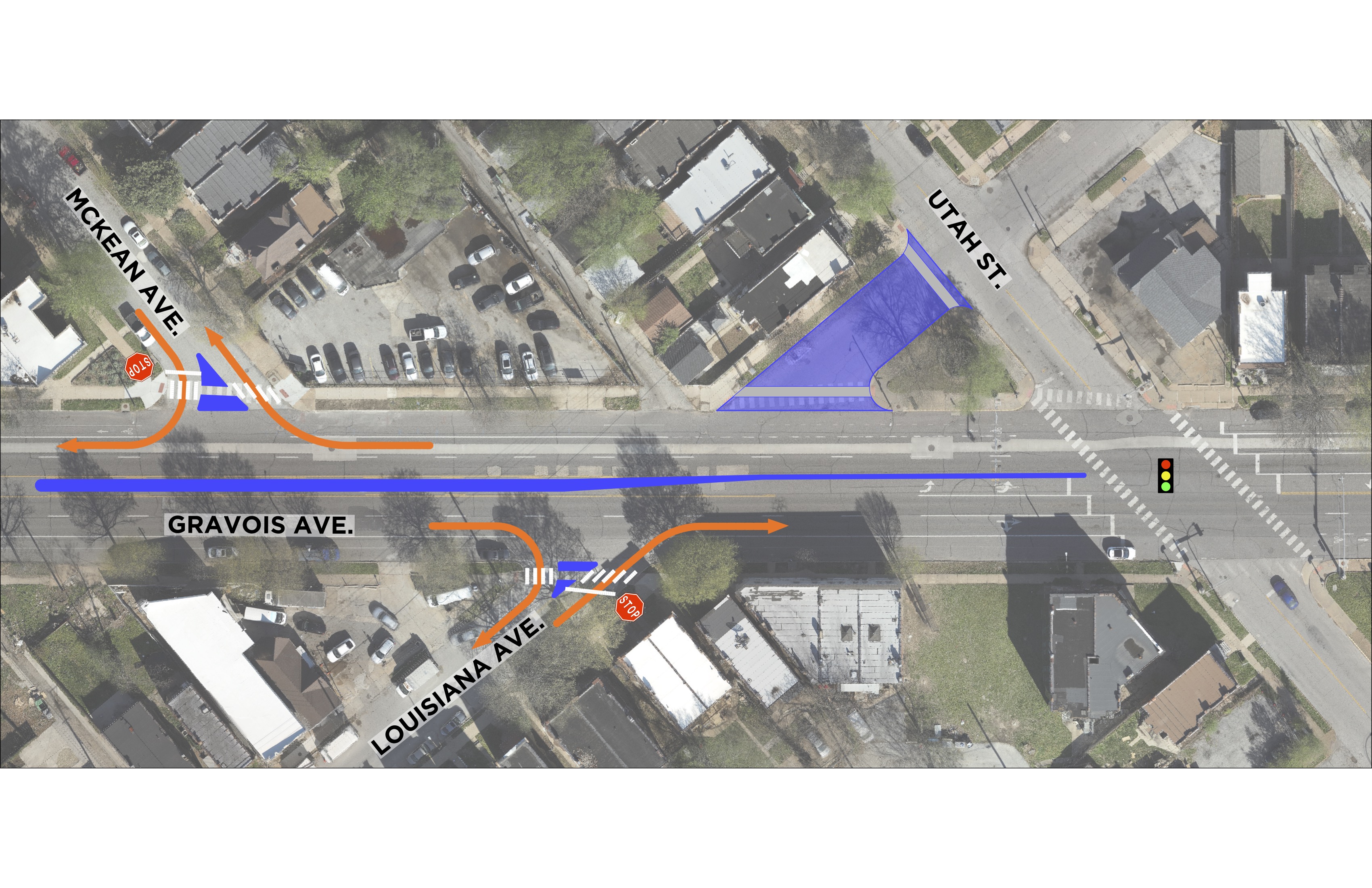 Image at Gravois and Louisiana for possible changes