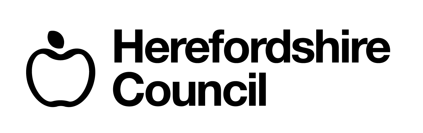 Herefordshire Council Logo featuring a stylised ap