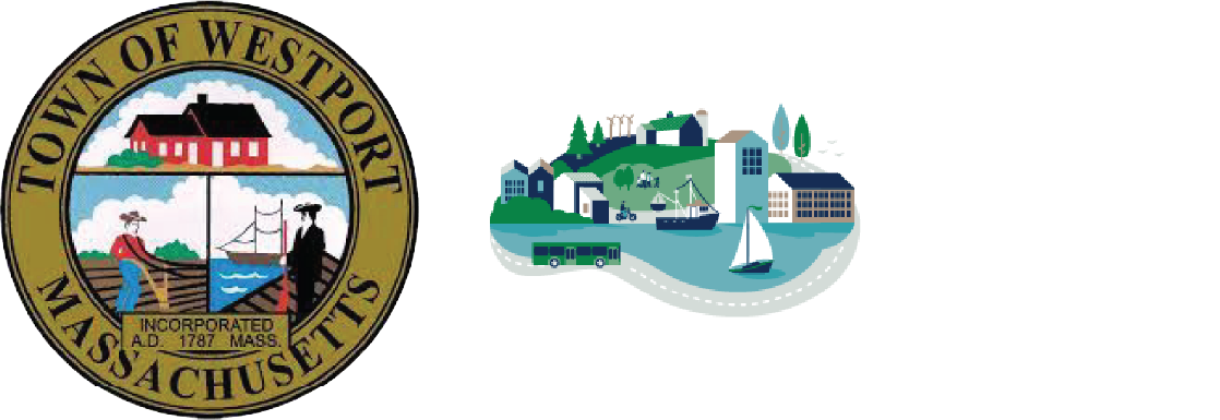 The town seal of Westport, MA and the SRPEDD logo.
