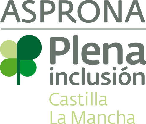 Logotipo de ASPRONA, Plena inclusión Castilla-La M