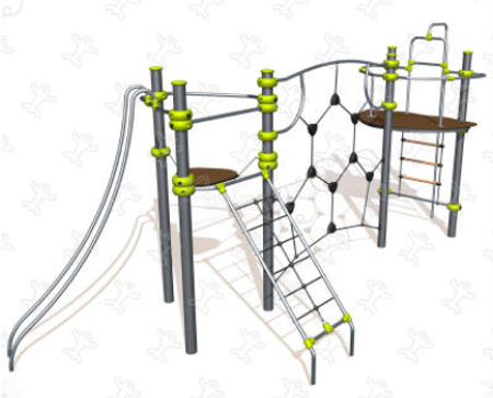 Modern climbing frame