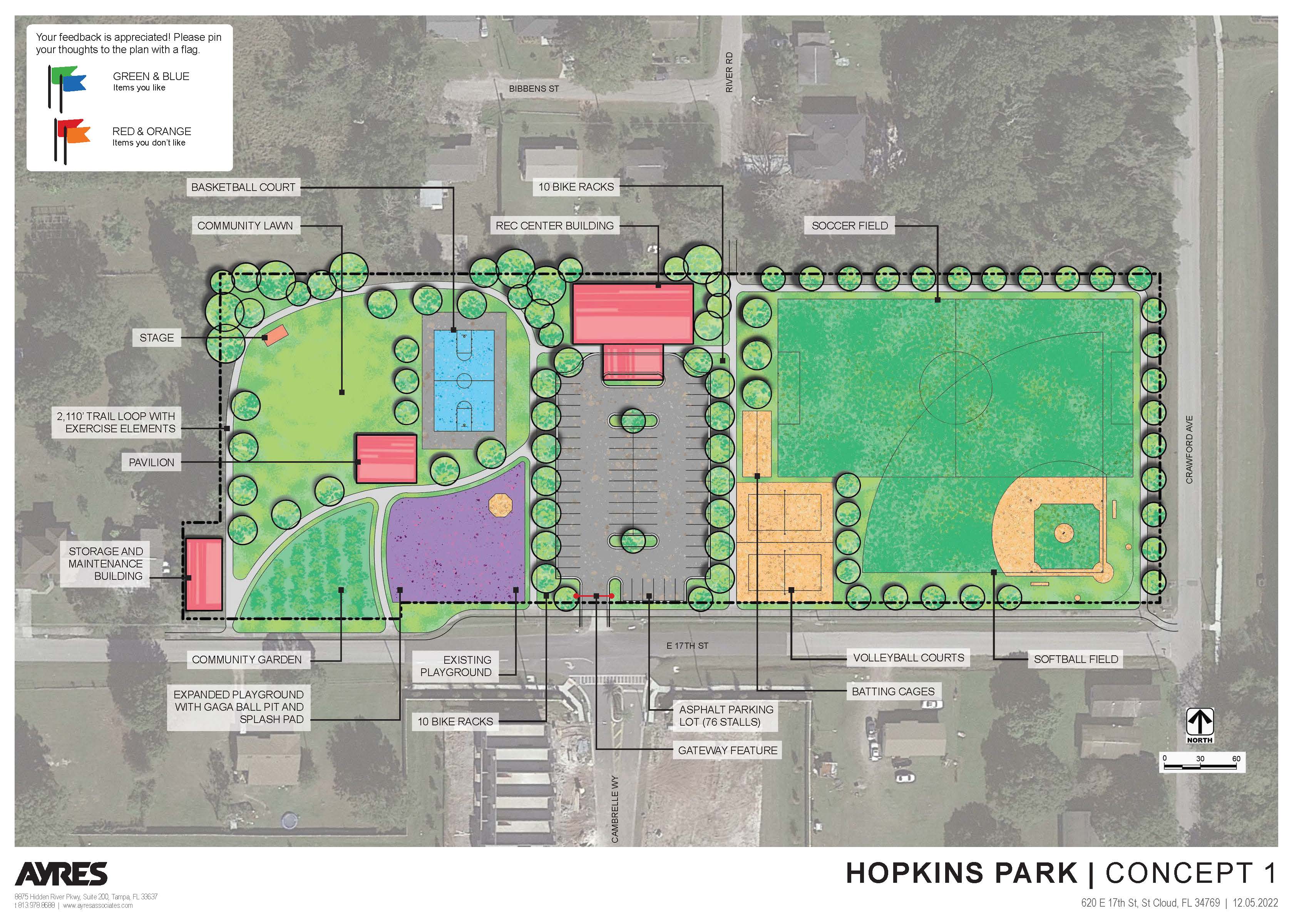 Refer to the following Concept Plans for Question #1.