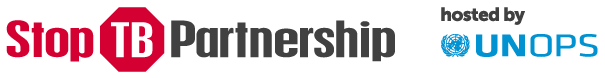 The logo of the Stop TB Partnership, together with
