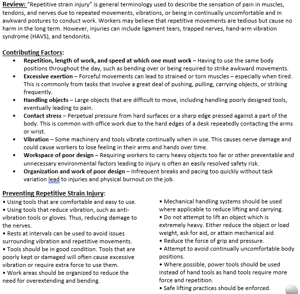 OCT 2023 Tool Box Talks Survey