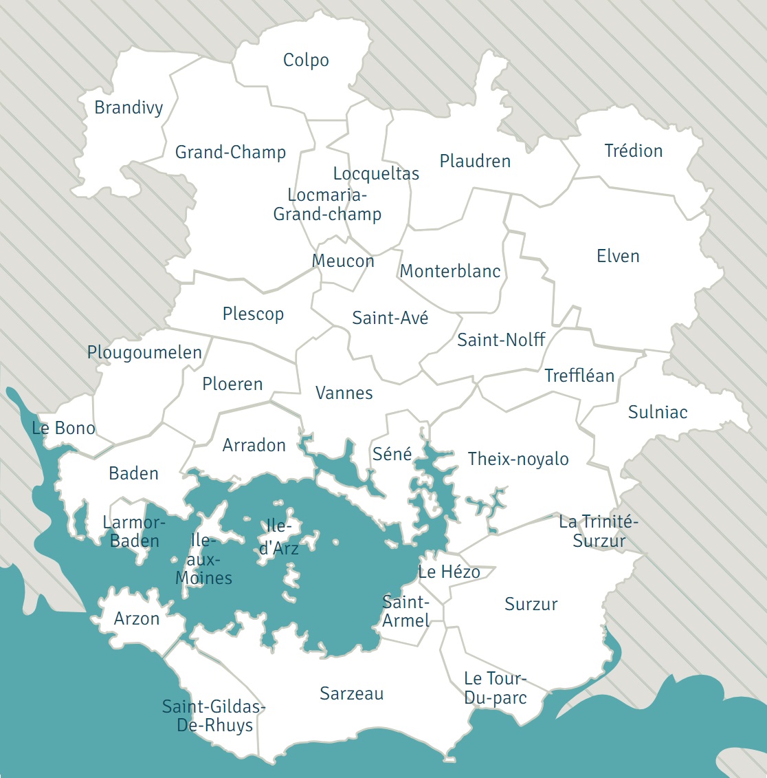 <span style="color: #00a39c;"><em><strong>Notre territoire et ses 34 communes</strong></em></span>