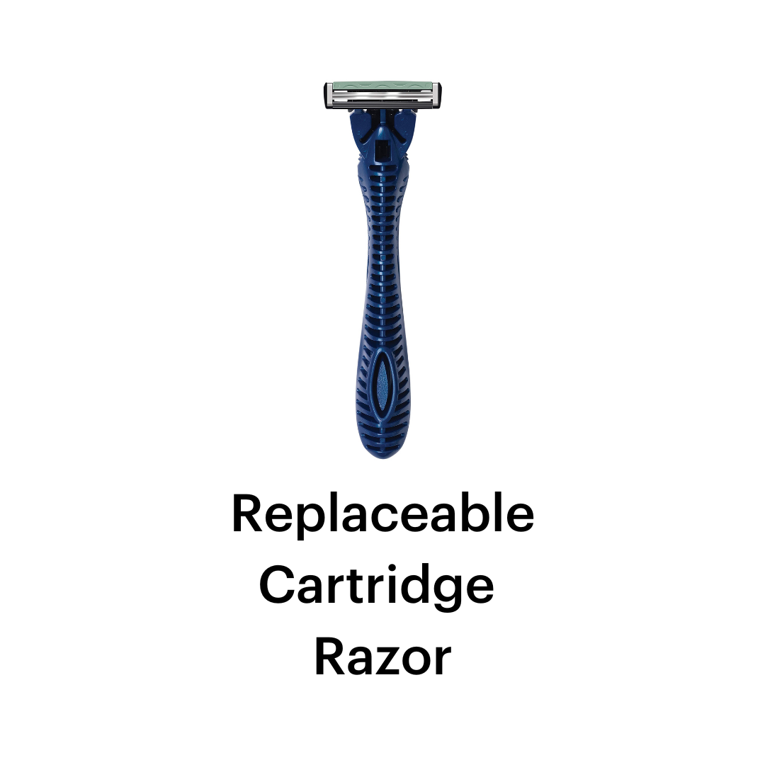  Replaceable Cartridge Razor 