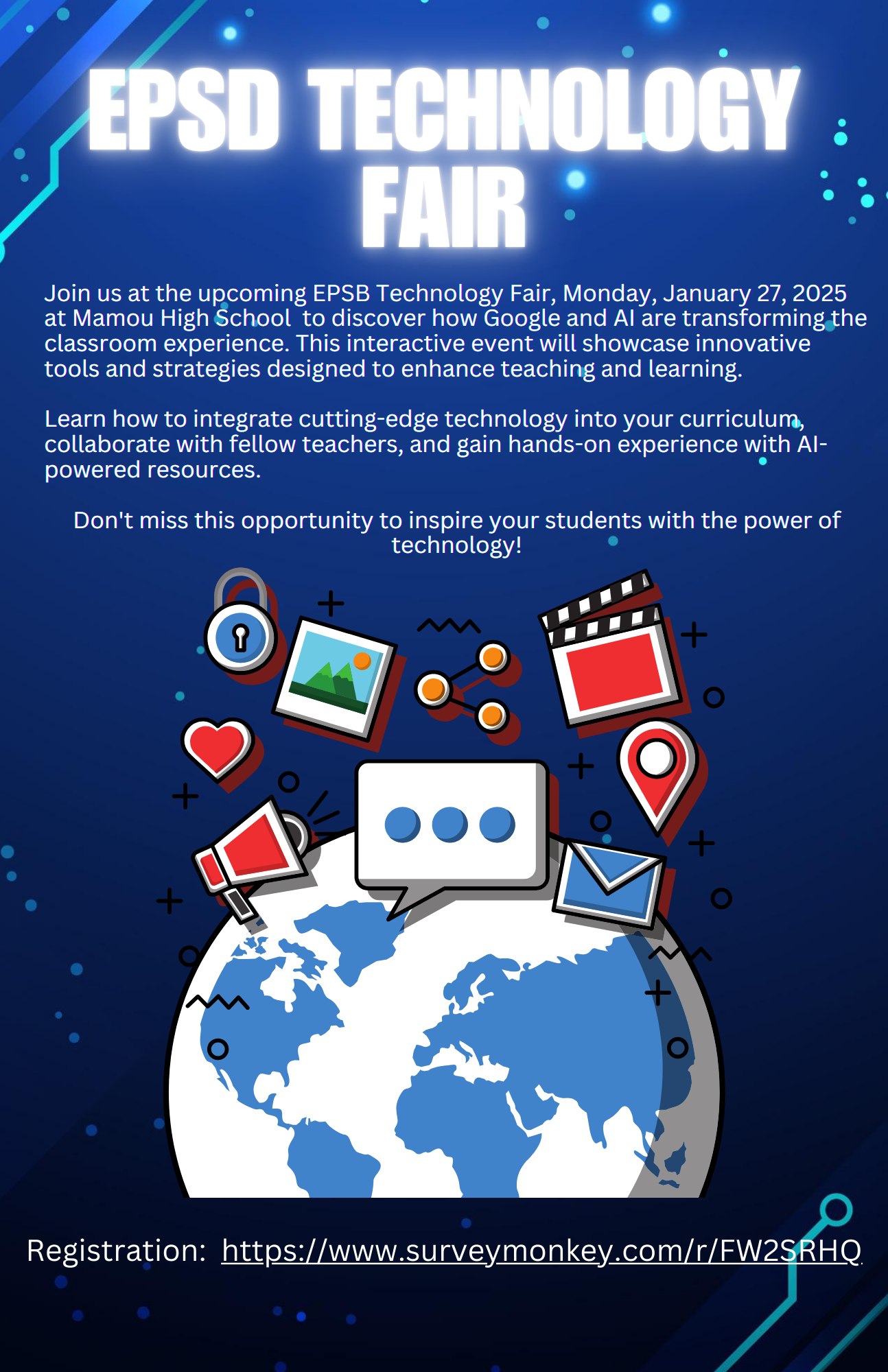 EPSD Tech Fair Flyer Announcement 