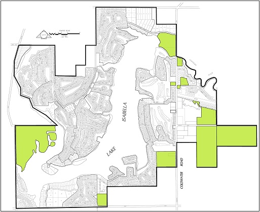 Ag. & LR-5 Zoned Areas