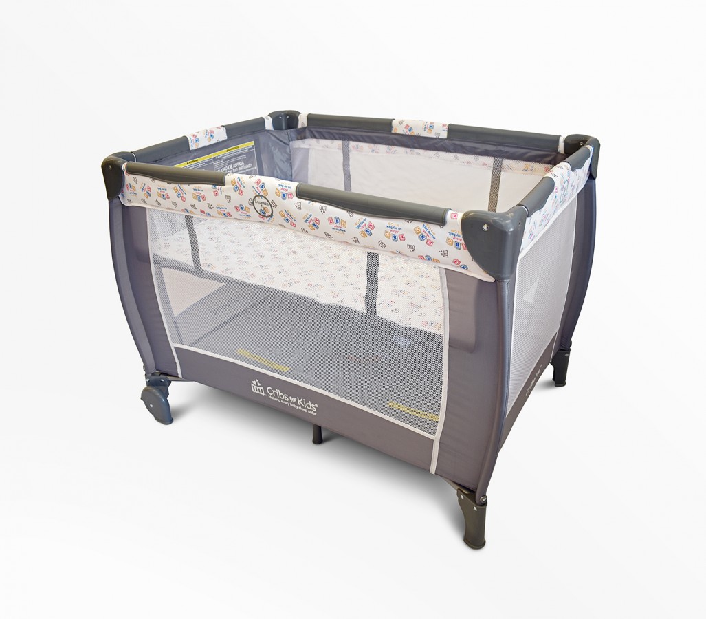 Portable crib available for infant safe sleep