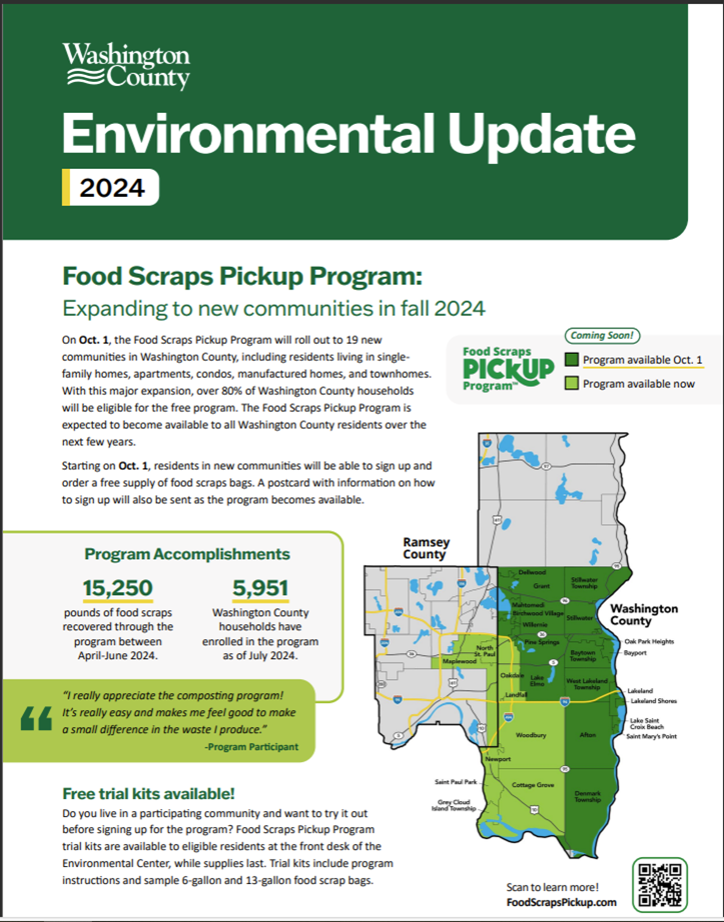 image of Environmental Update newsletter