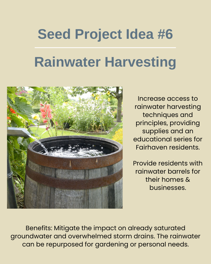 Option 6: Rain Barrels