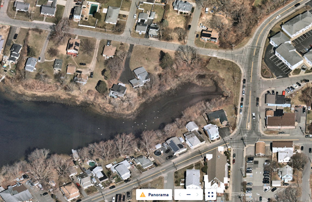 Aerial of Compton's Corner