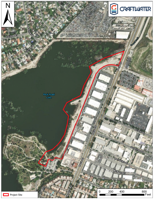 Project Site Map of Rio Hondo Ecosystem Restoration Project