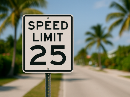 Speed limit 25