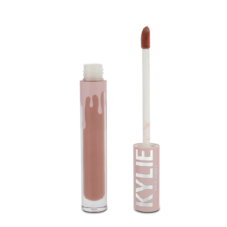 Kylie Cosmetics Lip Gloss with an applicator wand three times the length of the Huda one