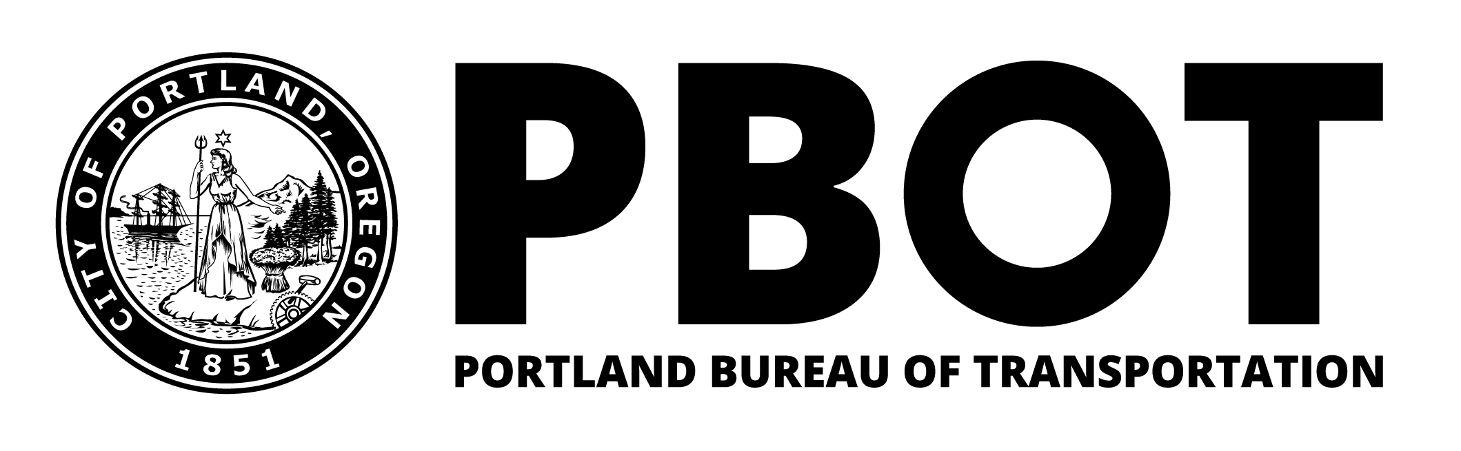 PBOT logo with City seal