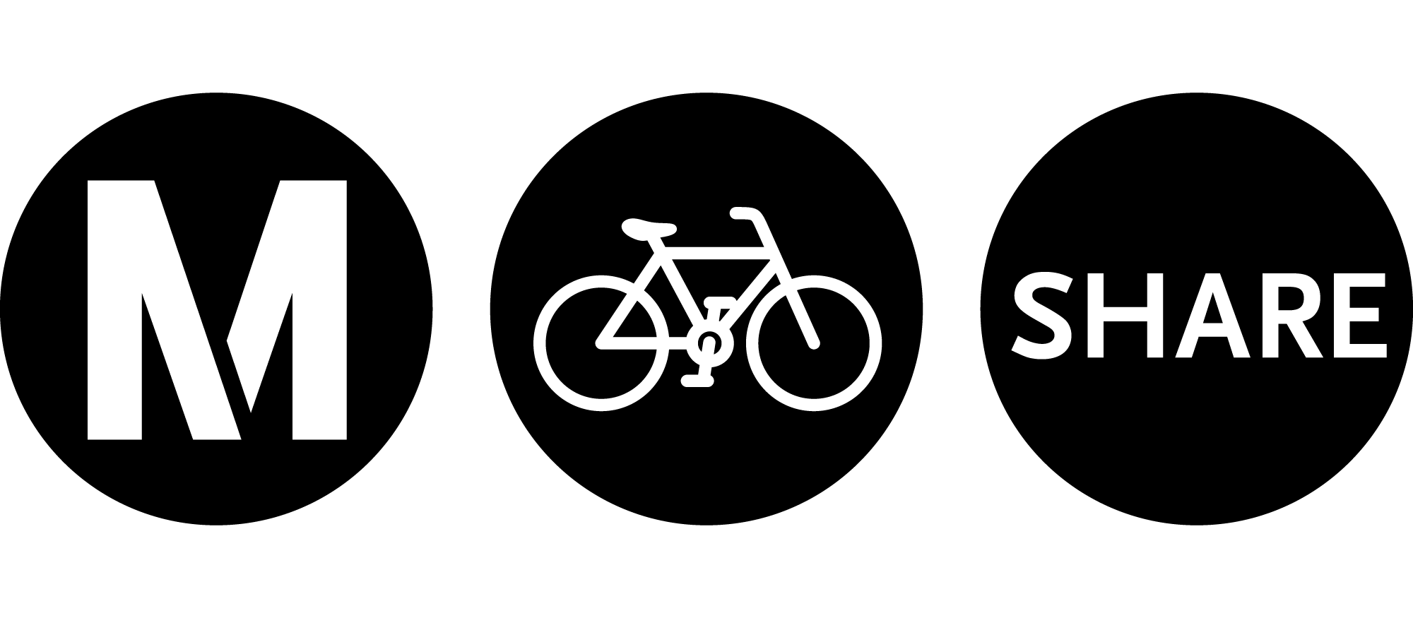 Metro Bike Share logo (three circles)