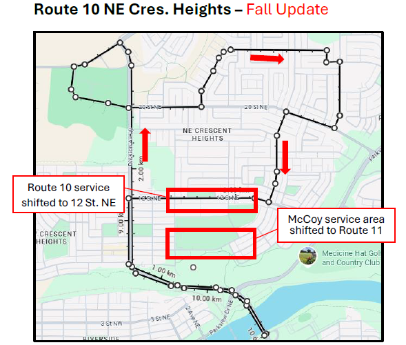 Route 10 (Fall Update) pilot change runs 6:45 am &ndash; 10:45 pm Weekdays, Weekends