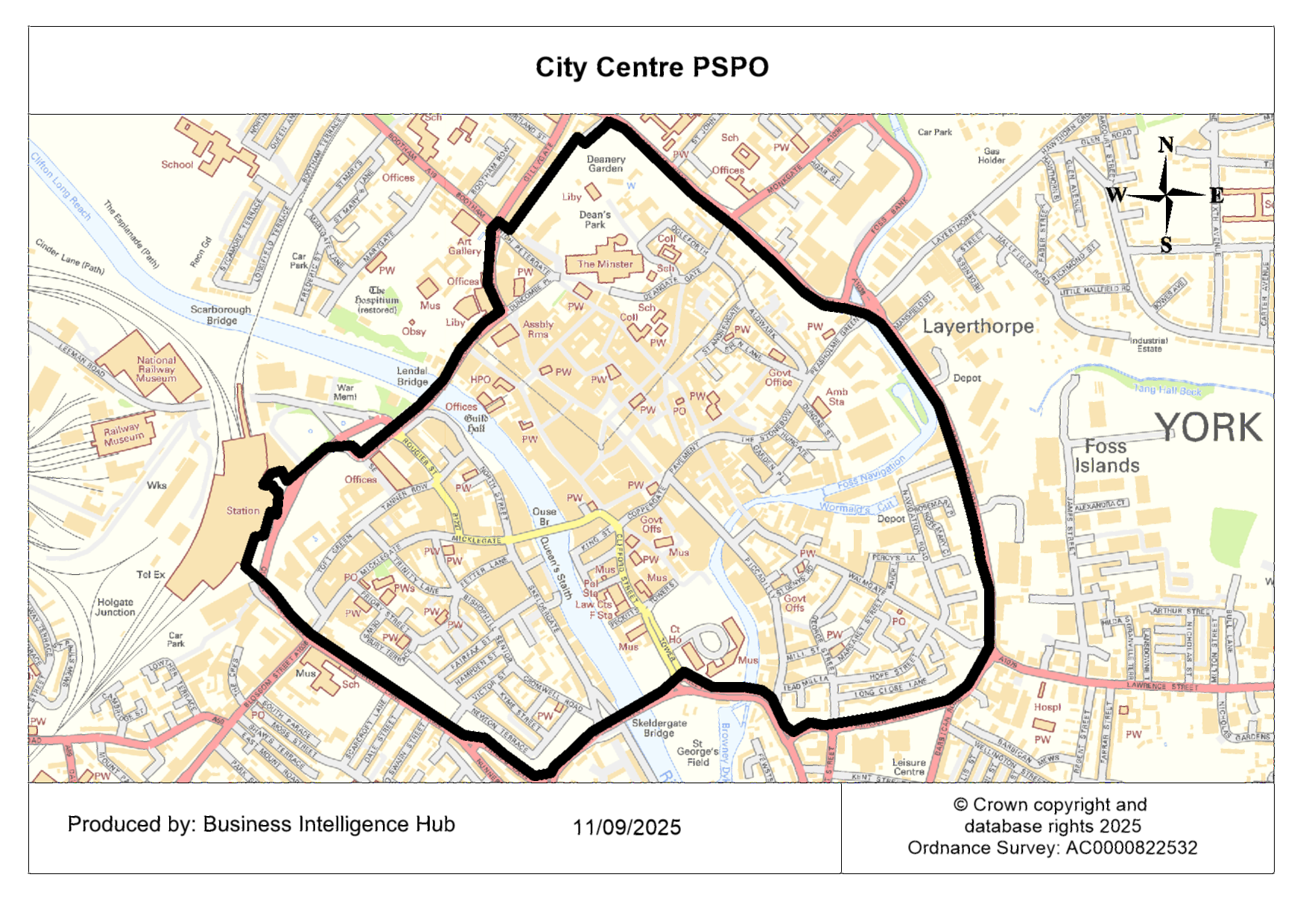 City Centre PSPO area