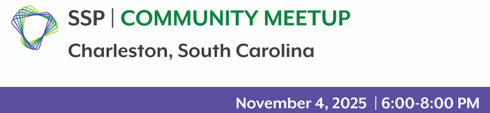 SSP Member Meetup @Charleston November 12, 2024 6:00-8:00 PM