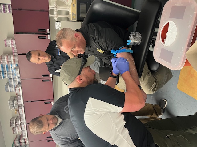 Phlebotomy Blood Draws from MACC Class