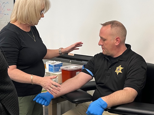 Phlebotomy Blood Draws from MACC Class