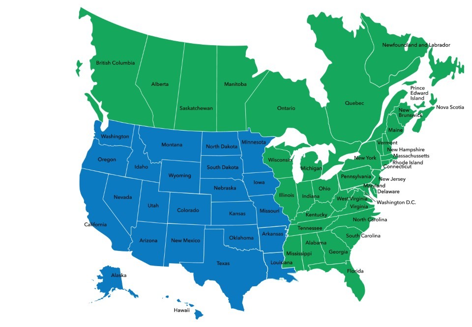 NGA Sales Territories