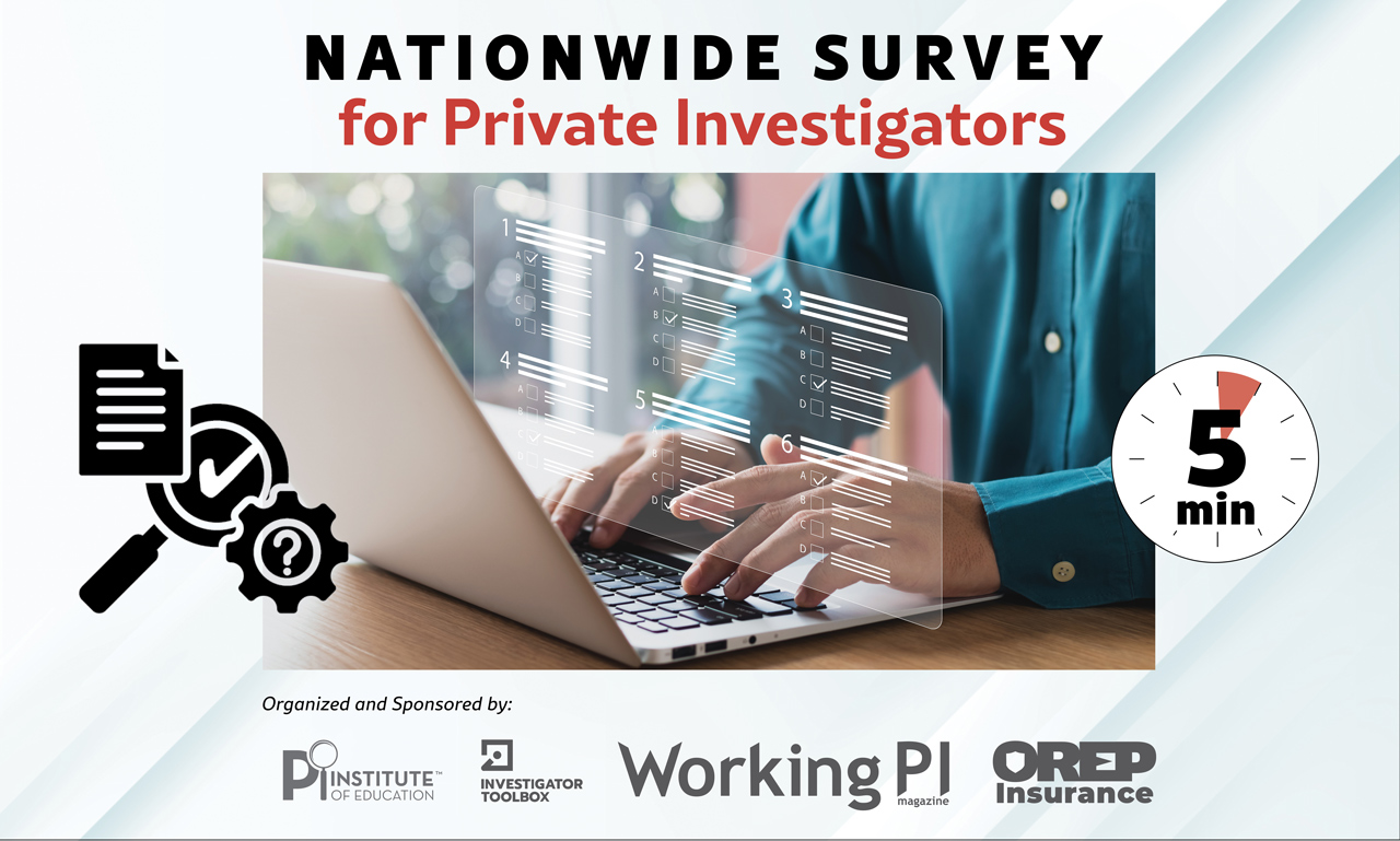 Nationwide Survey for Private Investigators