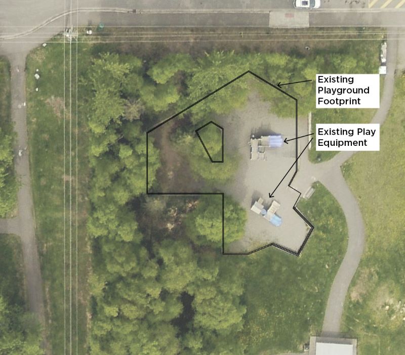 Creekside Park Playground Map