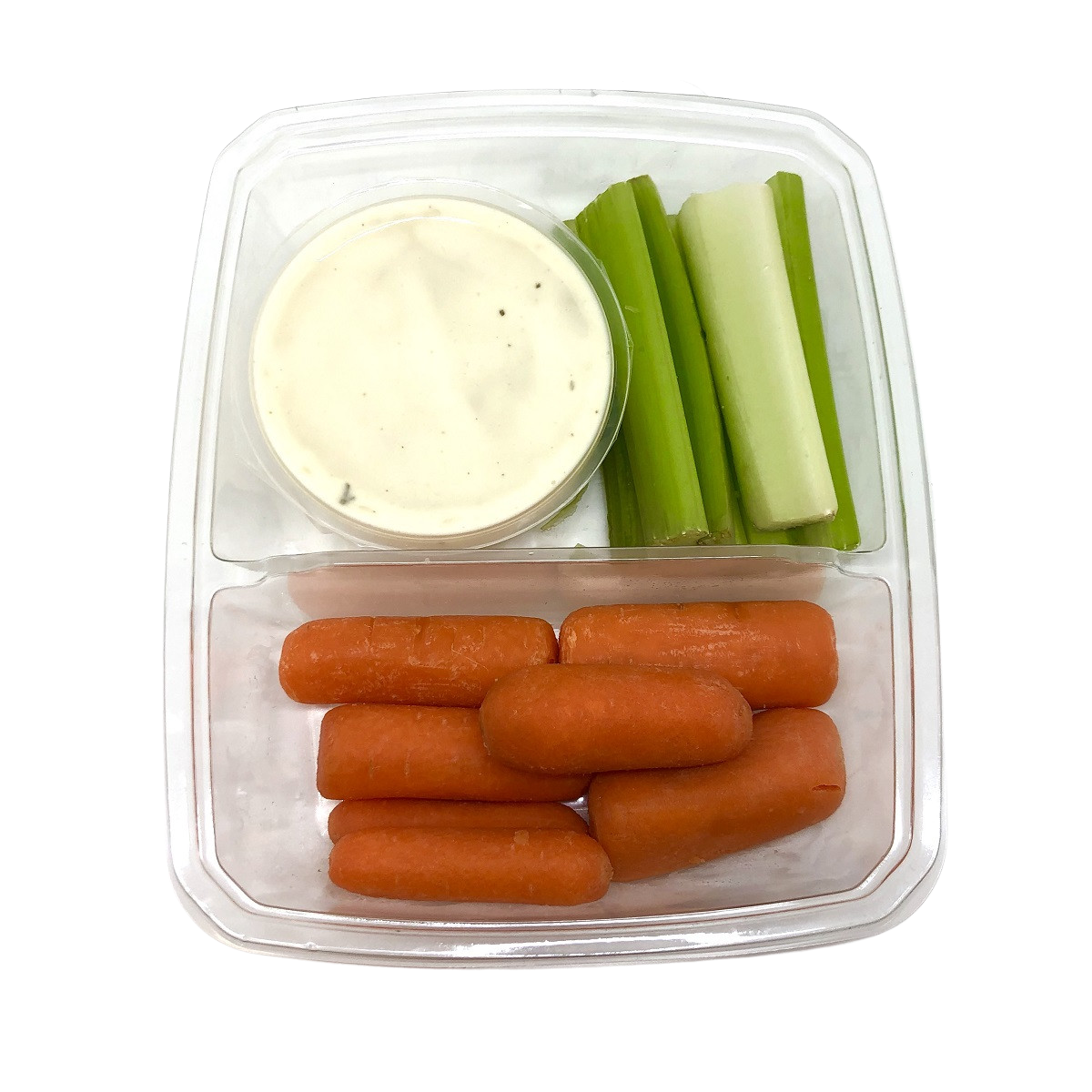  Baby carrots & celery. 