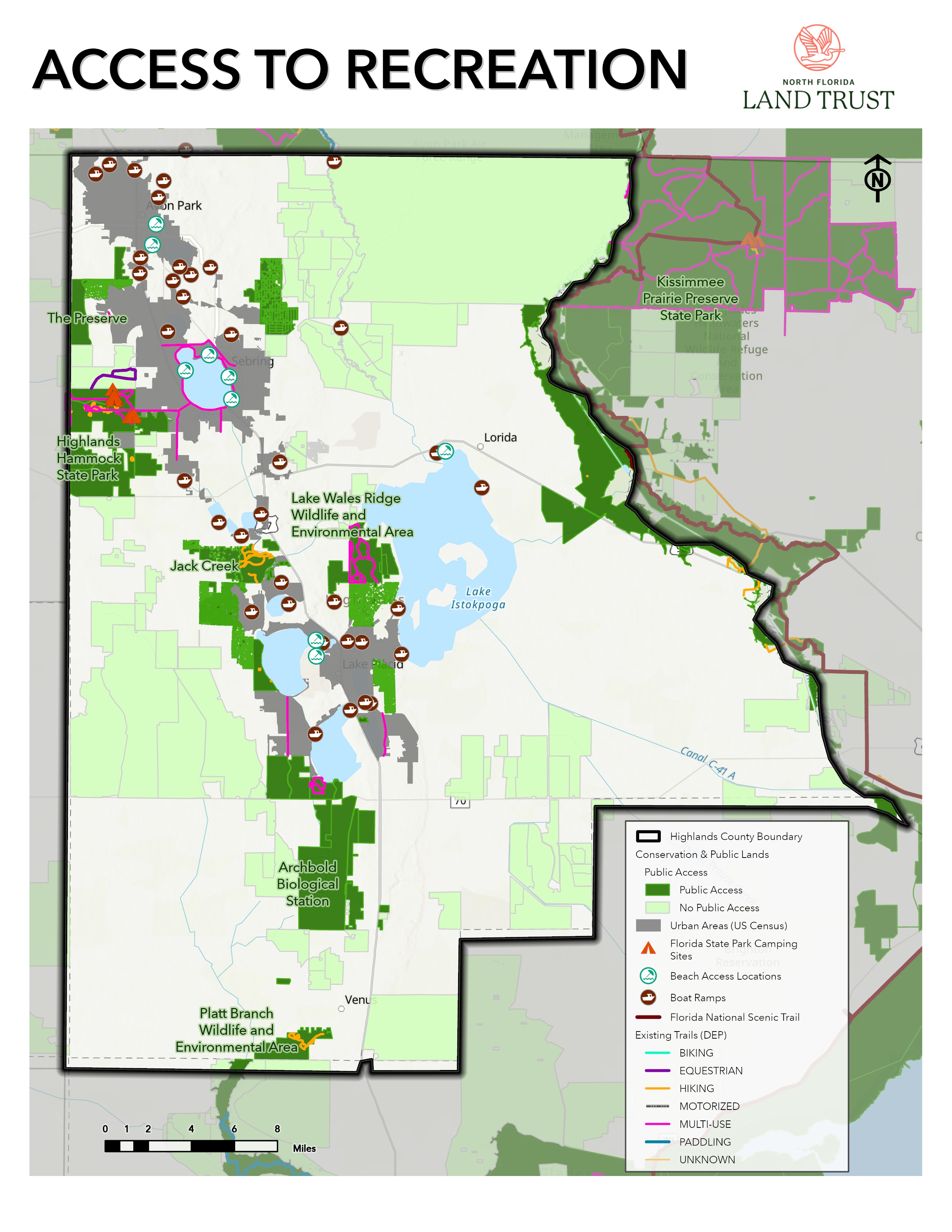 Access to Recreation Map