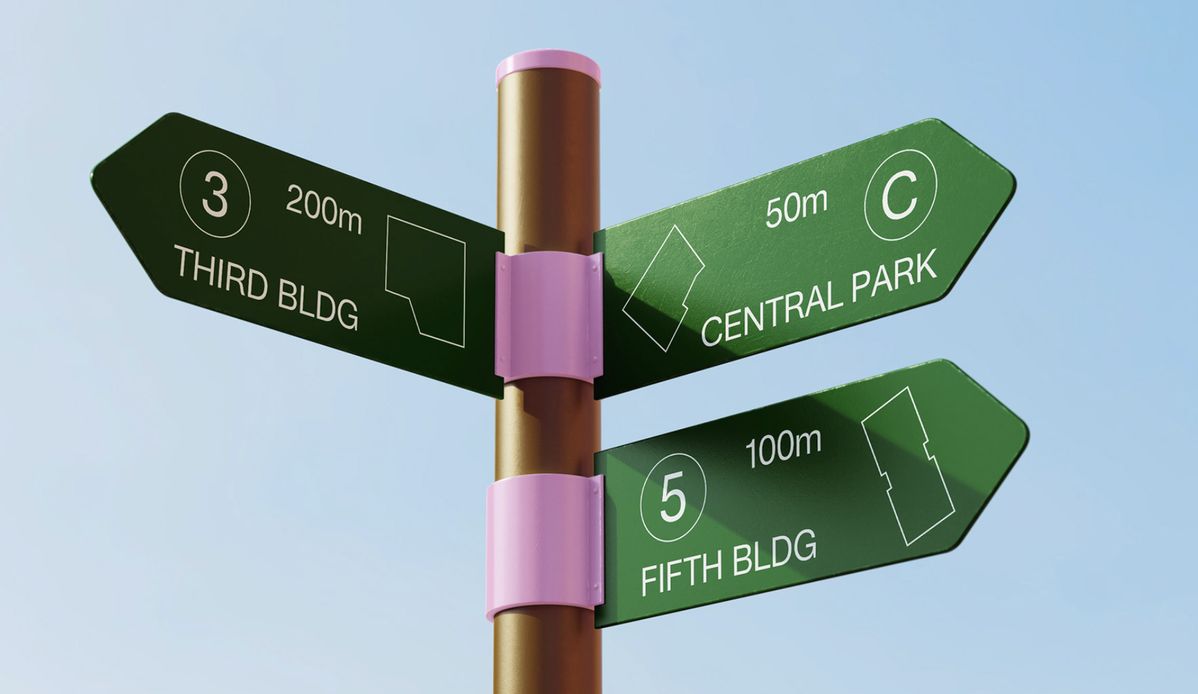  Wayfinding signage to identify significant historic and natural resources in the area 