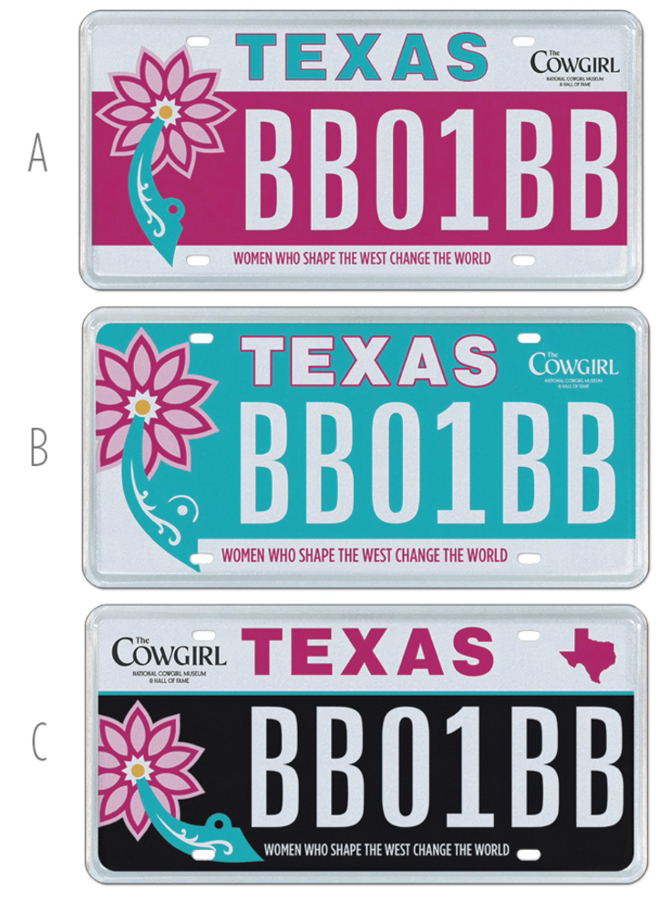 National Cowgirl Museum &amp; Hall of Fame Plate