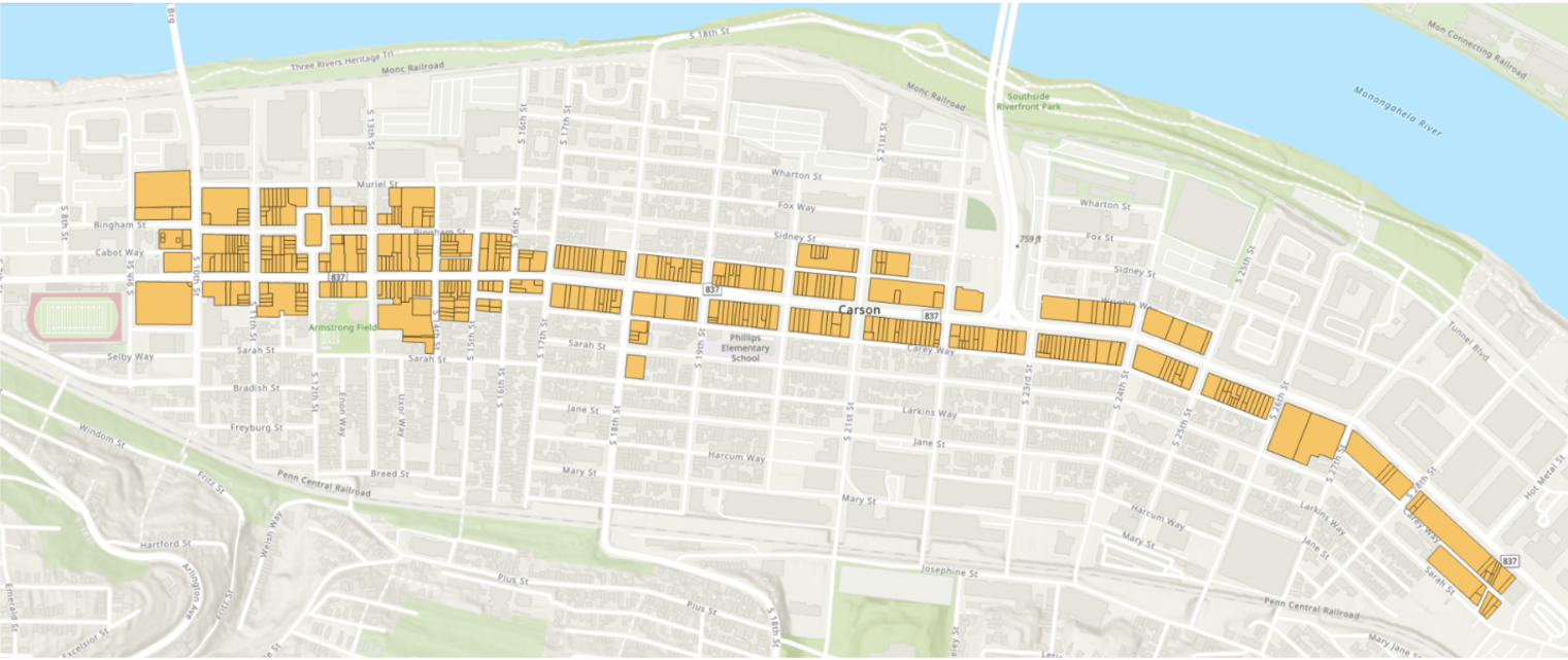 1.	The Proposed Boundaries for a Management Association are shown below