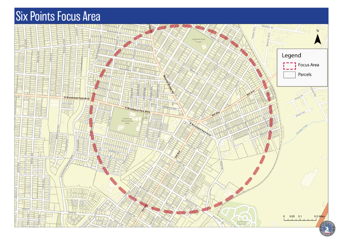 Six Points Neighborhood Node Boundary