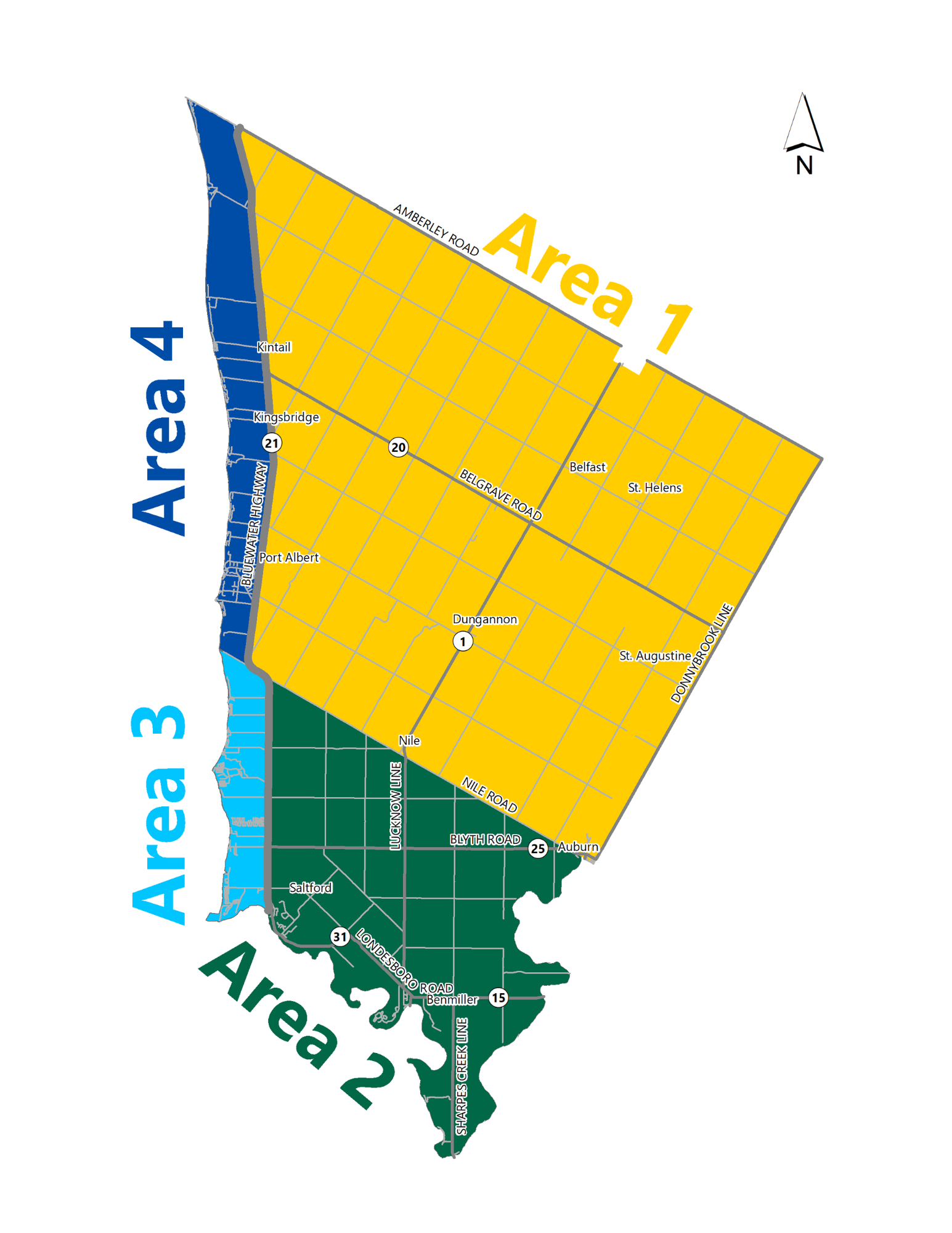 Map of the Township of Ashfield-Colborne-Wawanosh