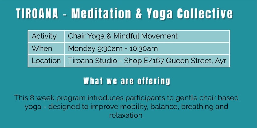 <div style="text-align: center;">PROGRAM WILL COMMENCE WITH AN INFORMATION SESSION ON 11 MAY 2026<br>ACTIVITIES TO COMMENCE 18 MAY 2026 AND RUN FOR 8 WEEKS</div>