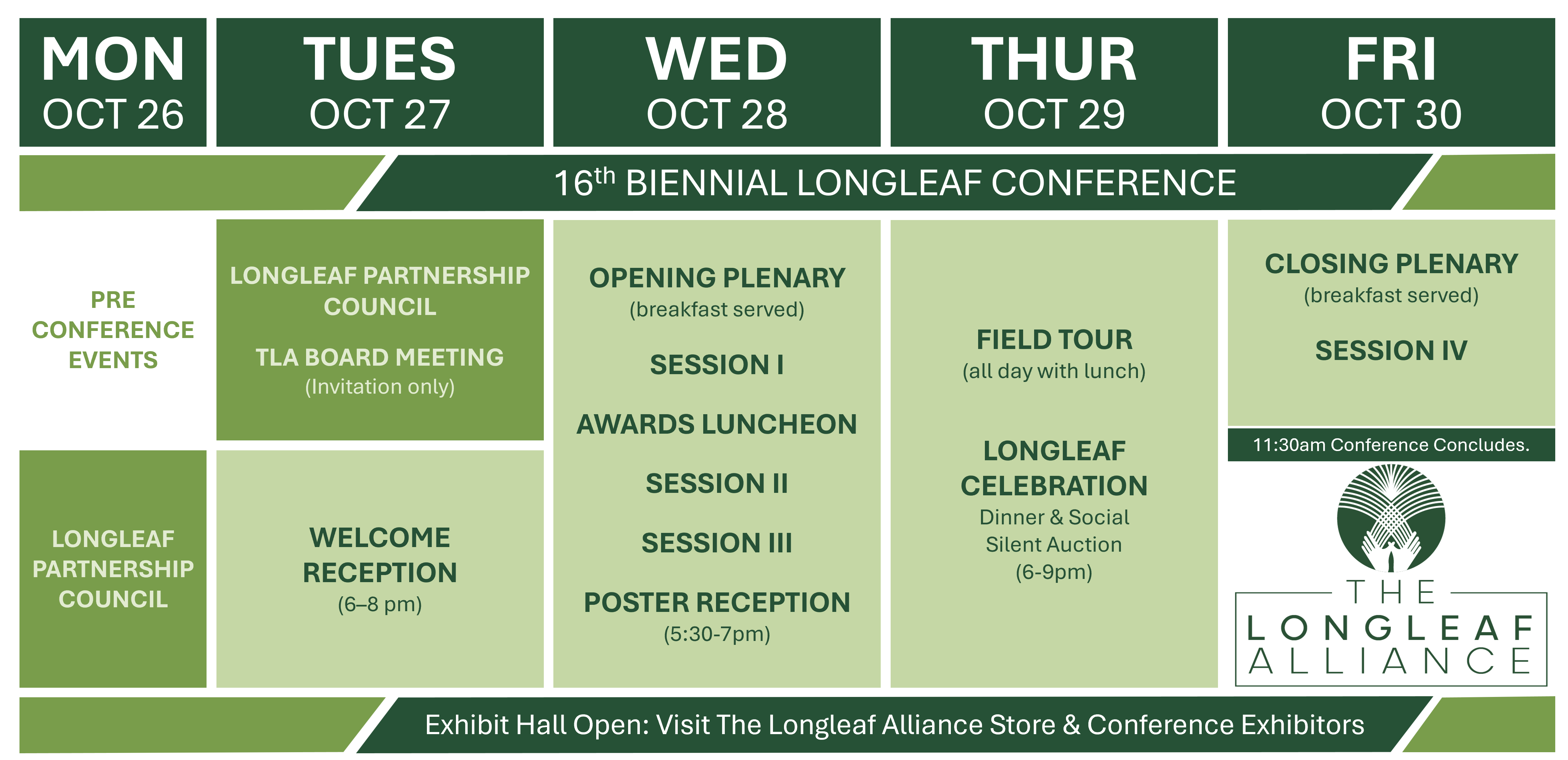 Conference Schedule *Details subject to change*
