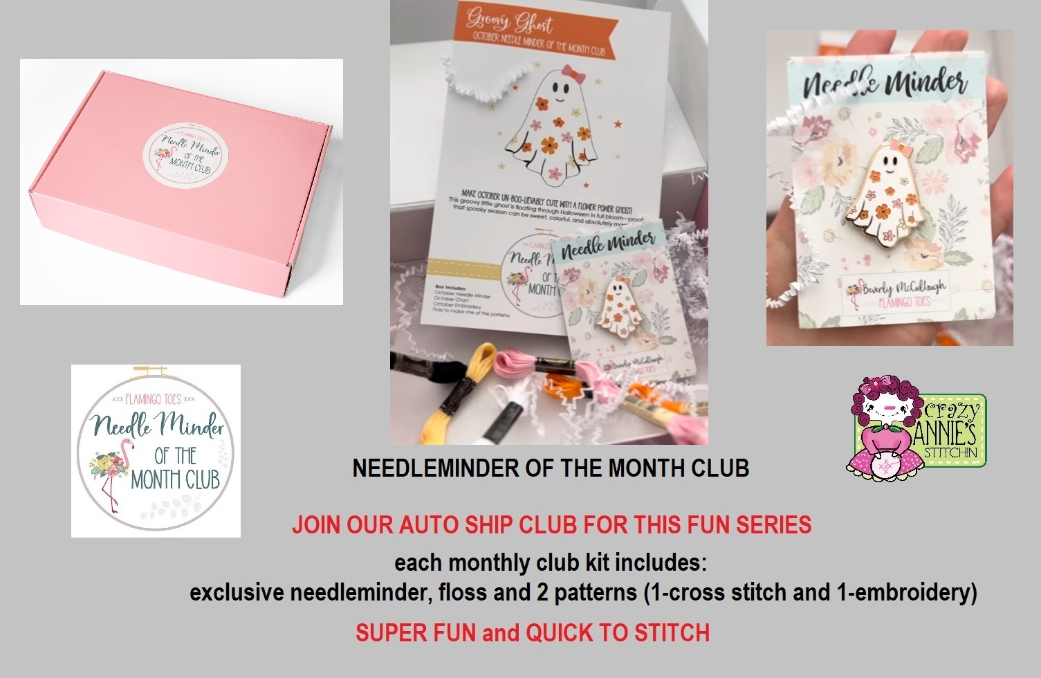 OCTOBER 2025 NEEDLEMINDER OF THE MONTH CLUB - 4th Box sent out