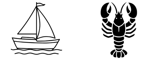 Image of Sailboat and Lobster