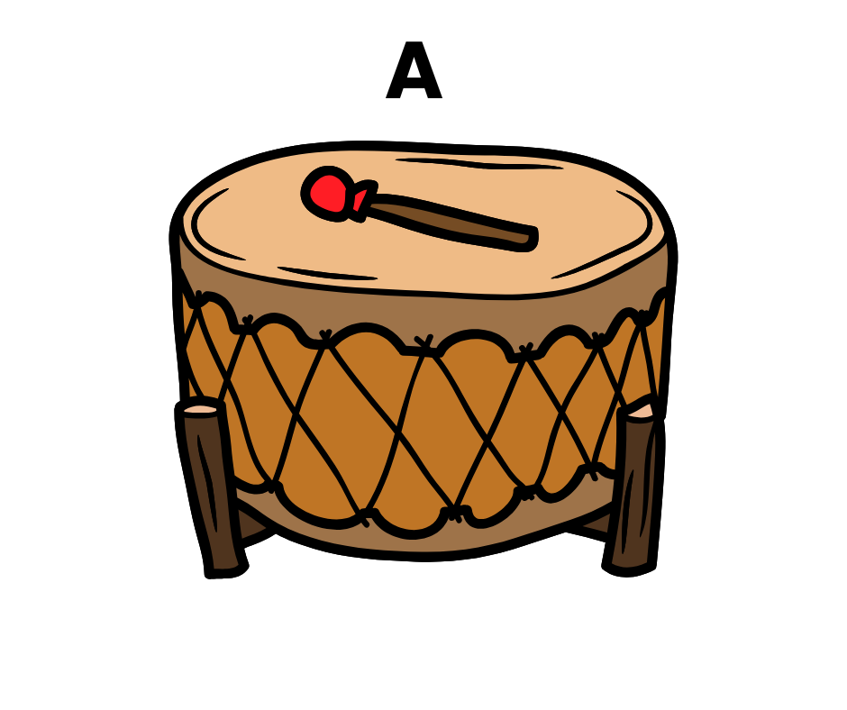  A drum 