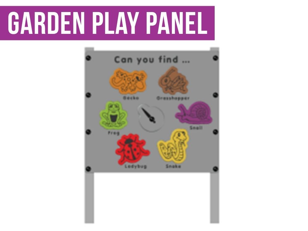 Garden play panel - playground equipment