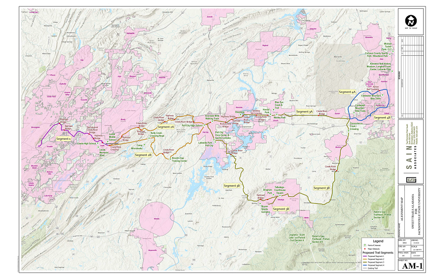 Trail Alignments Map