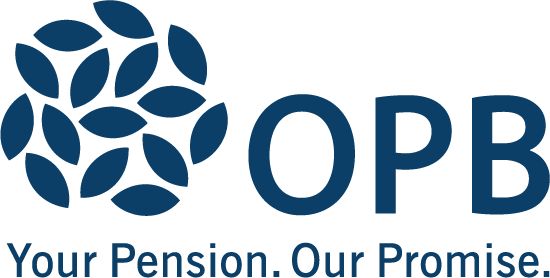 OPB Logo and tagline: Your pension. Our promise.