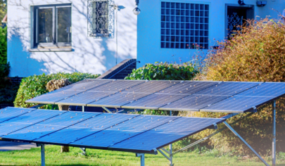 Ground mounted solar array