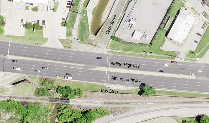 Site layout for the proposed Intersection